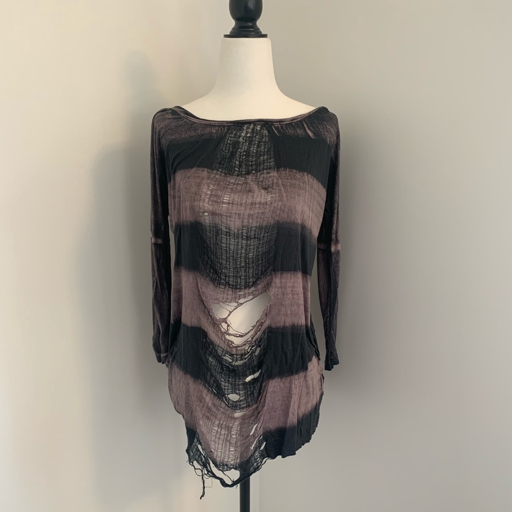 Alexander Wang distressed shirt